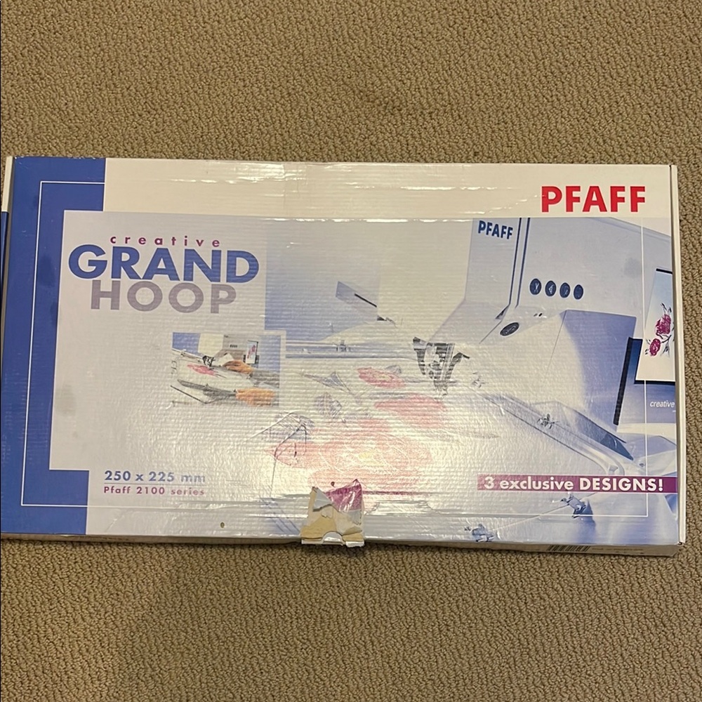 Pfaff Creative Grand Hoop Embroidery Set 250x225mm